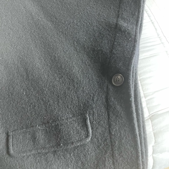 Black Wool Cape - Picture 6 of 11